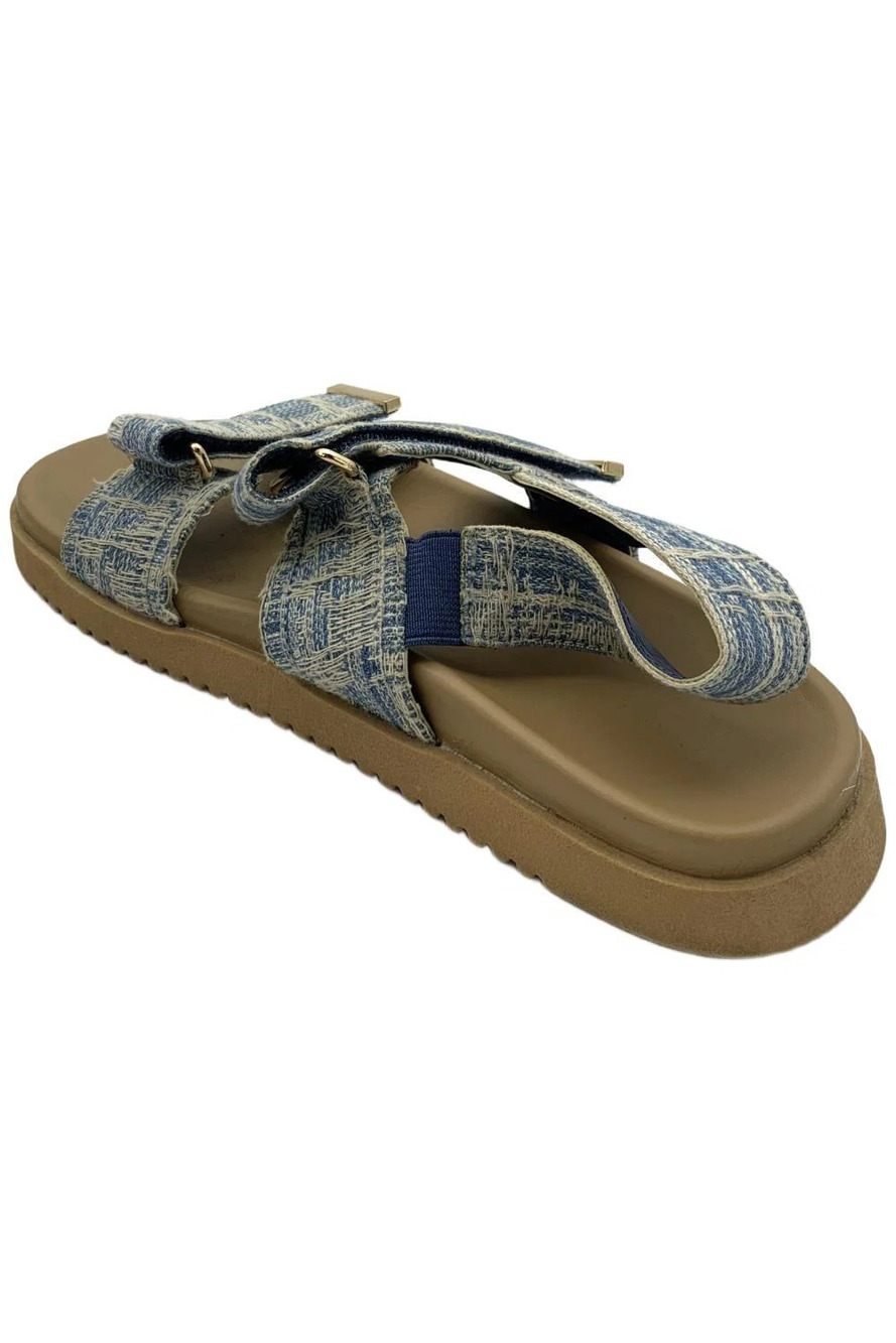 Masseys Women's Jemma Sandals Denim Blue/Distressed - Medium - Picture 3 of 3